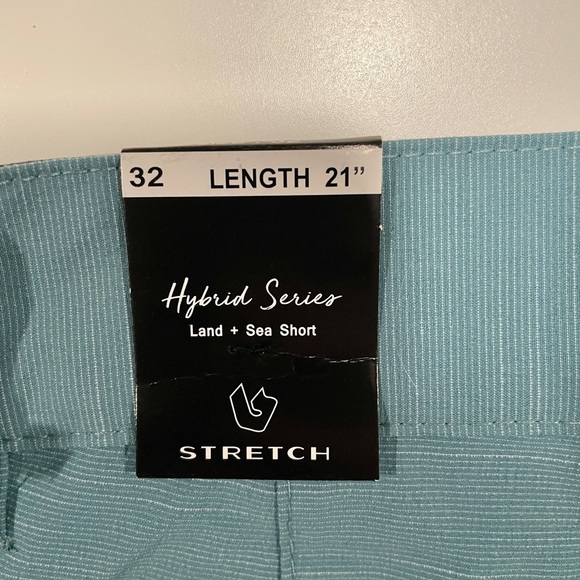 NWT Burnside Brand Hybrid Series Land + Sea Size 32 waist, 21 length. - Picture 5 of 8